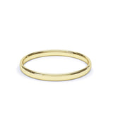 - Regular Court Profile Plain Wedding Ring 9k Yellow Gold Wedding Bands Lily Arkwright