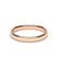 - Oval Profile Plain Wedding Ring 9k Rose Gold Wedding Bands Lily Arkwright