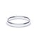 - Oval Profile Plain Wedding Ring 9k White Gold Wedding Bands Lily Arkwright