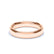 - Oval Profile Wedding Ring 9k Rose Gold Wedding Bands Lily Arkwright