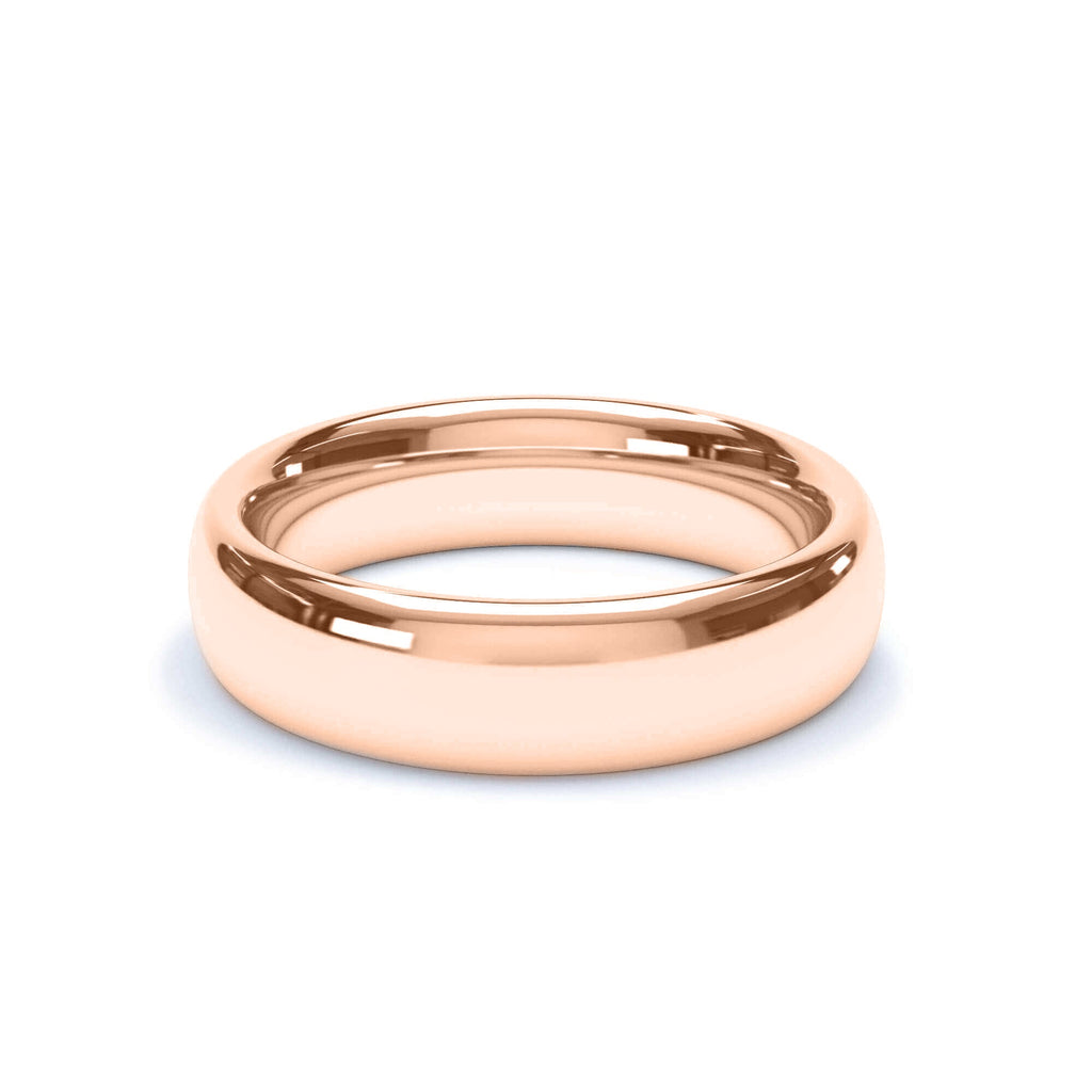 - Regular Court Profile Wedding Ring 9k Rose Gold – Lily Arkwright