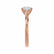 ROSALEE - Princess Natural Diamond 18k Rose Gold Solitaire