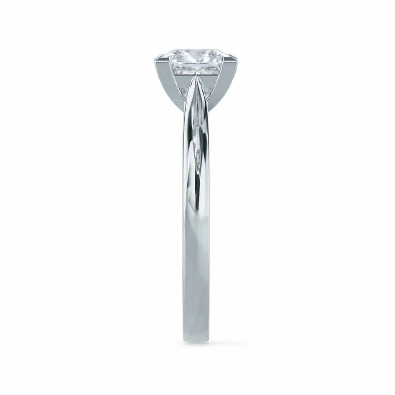 ROSALEE - Princess Lab Diamond 950 Platinum Solitaire