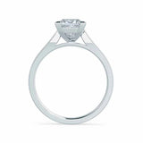 ROSALEE - Princess Natural Diamond 950 Platinum Solitaire