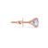 SENA - Certified Lab Diamond 18k Rose Gold Stud Earrings Earrings Lily Arkwright