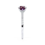 CATALINA - Chatham® Round Alexandrite Solitaire Engagement Ring 950 Platinum