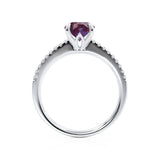 CATALINA - Chatham® Round Alexandrite Solitaire Engagement Ring 950 Platinum