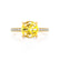 CATALINA - Round Yellow Sapphire Solitaire Engagement Ring 18k Yellow Gold