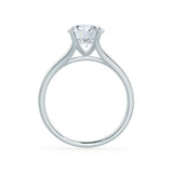 DAHLIA - Round Natural Diamond Solitaire 950 Platinum Split Shank Solitaire Ring