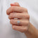 Lively 1.50ct E Colour Emerald Cut Natural Diamond 950 Platinum Hidden Halo Micro Pavé Shoulder Set Ring Lily Arkwright