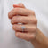 Lively 1.50ct E Colour Emerald Cut Lab Diamond 950 Platinum Hidden Halo Micro Pavé Shoulder Set Ring Lily Arkwright