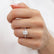 Lively 2.00ct Radiant Cut E Colour Lab Diamond 950 Platinum Micro Pavé Lily Arkwright Engagement Ring