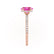 LIVELY - Oval Pink Sapphire 18k Rose Gold Petite Hidden Halo Pavé Shoulder Set Ring