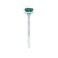 LIVELY - Princess Emerald 18k White Gold Petite Hidden Halo Pavé Shoulder Set Ring