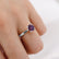 LOTTIE - Round Alexandrite Solitaire Engagement Ring 950 Platinum