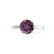 LOTTIE - Round Alexandrite Solitaire Engagement Ring 950 Platinum