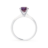 LOTTIE - Chatham® Round Alexandrite Solitaire Engagement Ring 950 Platinum