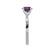 LOTTIE - Round Alexandrite Solitaire Engagement Ring 950 Platinum
