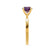 LOTTIE - Round Alexandrite Solitaire Engagement Ring 18k Yellow Gold