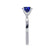 LOTTIE - Round Blue Sapphire Solitaire Engagement Ring 950 Platinum