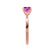 LOTTIE - Round Pink Sapphire Solitaire Engagement Ring 18k Rose Gold