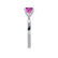 LOTTIE - Round Pink Sapphire Solitaire Engagement Ring 950 Platinum