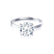 LOTTIE - Ready to Ship 1.00ct Round Moissanite 9k White Gold Solitaire
