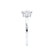 LOUELLA - Oval Petite Trilogy Engagement Ring 18k White Gold Engagement Ring Lily Arkwright