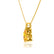 LUCINDA - Pear Yellow Sapphire 3 Claw Pendant 18k Yellow Gold Pendant Lily Arkwright