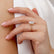 Lulu 3.00ct Oval Cut E Colour Lab Diamond 18k Yellow Gold Petite Solitaire Ring Lily Arkwright 