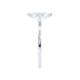 LULU - Marquise Lab Diamond 950 Platinum Petite Solitaire