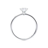 LULU - Marquise Lab Diamond 950 Platinum Petite Solitaire