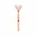 LULU - Princess Lab Diamond 18k Rose Gold Petite Solitaire