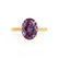 LULU - Oval Alexandrite 18k Yellow Gold Petite Solitaire Ring