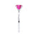 LULU - Oval Pink Sapphire 950 Platinum Petite Solitaire Ring