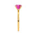 LULU - Oval Pink Sapphire 18k Yellow Gold Petite Solitaire Ring