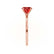 LULU - Oval Ruby 18k Rose Gold Petite Solitaire Ring