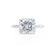 LULU - Princess Lab Diamond 950 Platinum Petite Solitaire