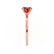 LULU - Cushion Ruby 18k Rose Gold Petite Solitaire Ring