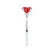 LULU - Cushion Ruby 18k White Gold Petite Solitaire Ring