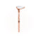 LULU - Pear Natural Diamond 18k Rose Gold Petite Solitaire