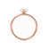 LULU - Pear Natural Diamond 18k Rose Gold Petite Solitaire