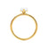 LULU - Pear Natural Diamond 18k Yellow Gold Petite Solitaire