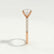 MACY - Cushion Lab Diamond 18k Rose Gold Petite Shoulder Set