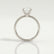 MACY - Cushion Lab Diamond 18k White Gold Petite Shoulder Set