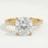 MACY - Cushion Lab Diamond 18k Yellow Gold Petite Shoulder Set