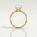 MACY - Cushion Lab Diamond 18k Yellow Gold Petite Shoulder Set