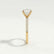 MACY - Cushion Lab Diamond 18k Yellow Gold Petite Shoulder Set