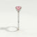 MACY - Cushion Pink Lab Diamond Platinum 950 Petite Shoulder Set Solitaire Ring