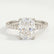 MACY - Elongated Cushion Lab Diamond Platinum Petite Shoulder Set